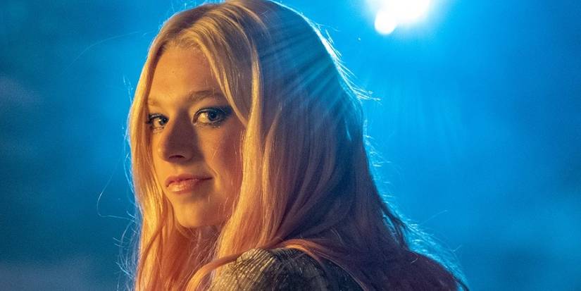 Jules smiling at night In Euphoria