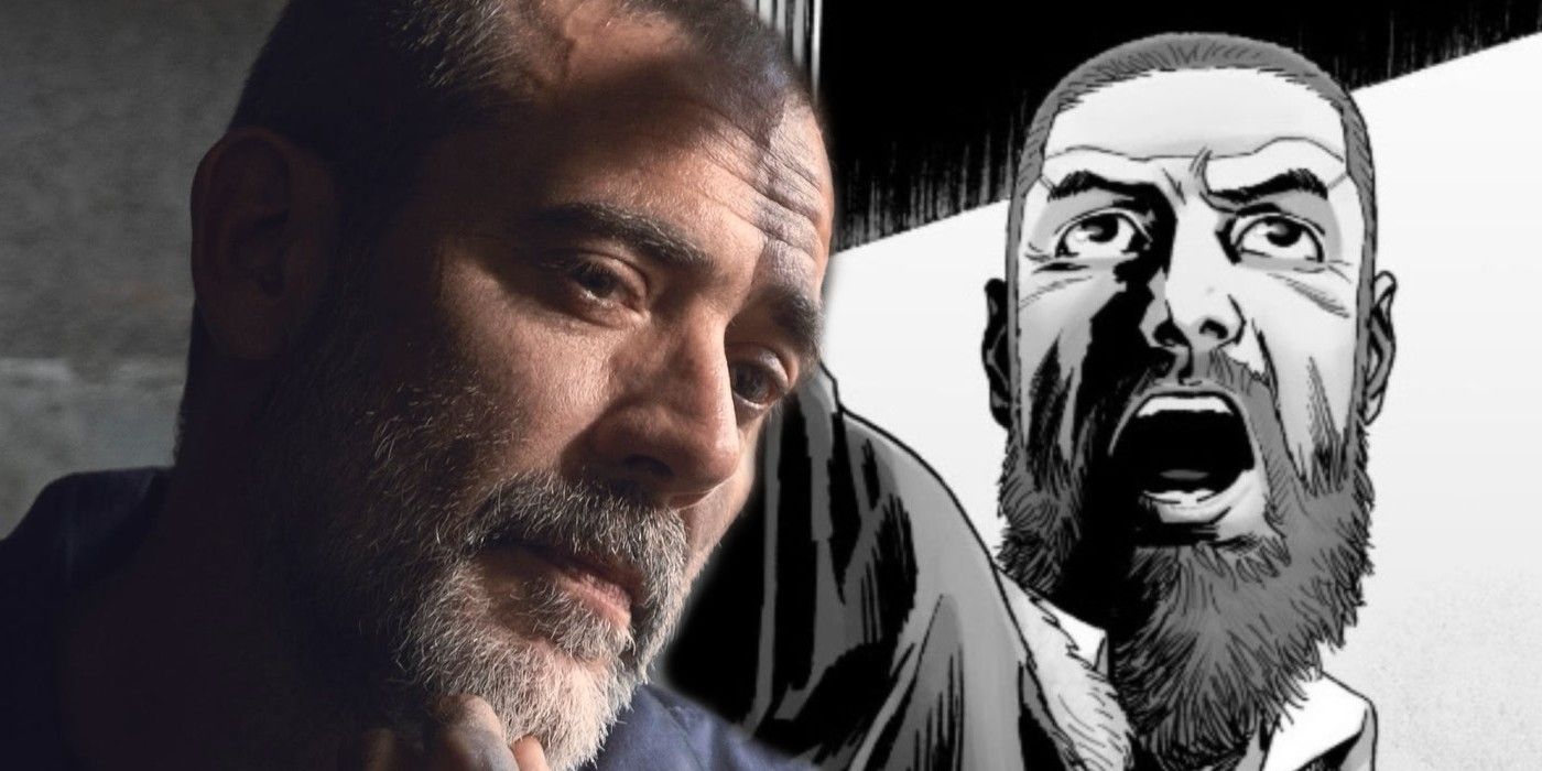 The Walking Dead Hints At Negan Getting Rick Grimes Comic Death