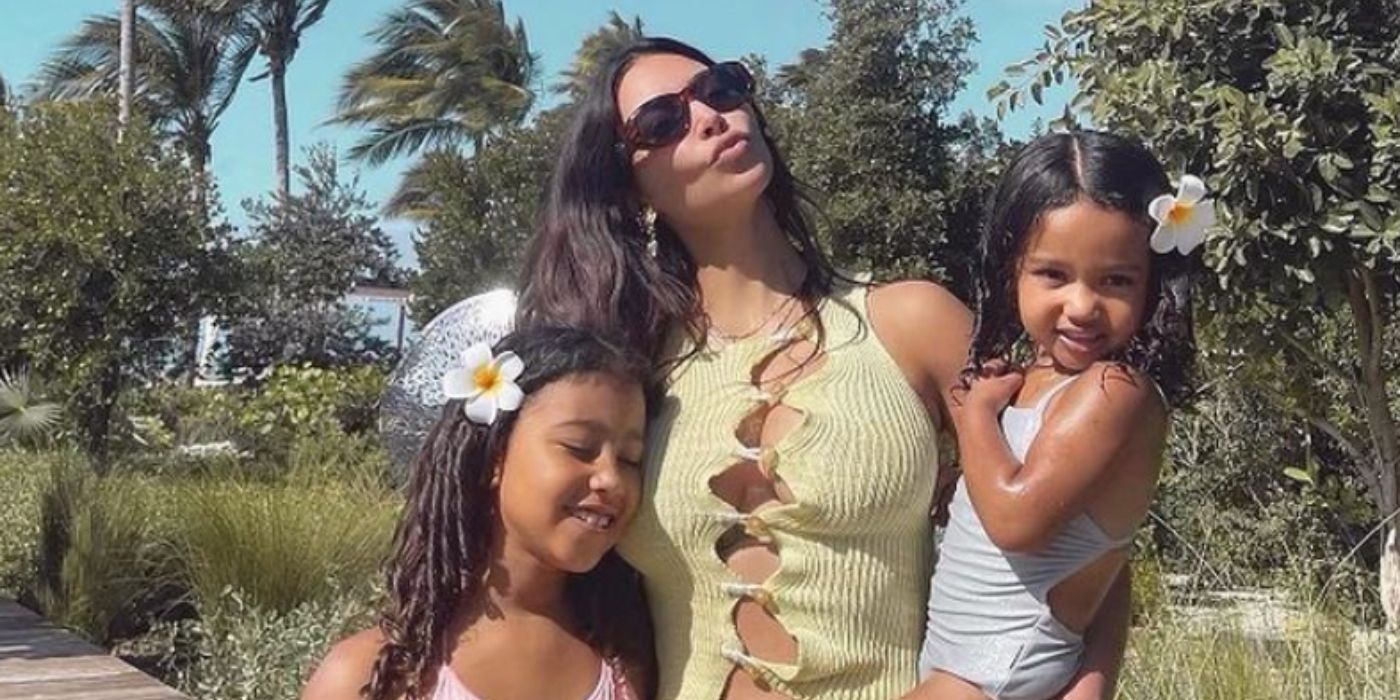 Kim Kardashian Takes Girls Trip With Daughters Amid Kanye Divorce Rumors