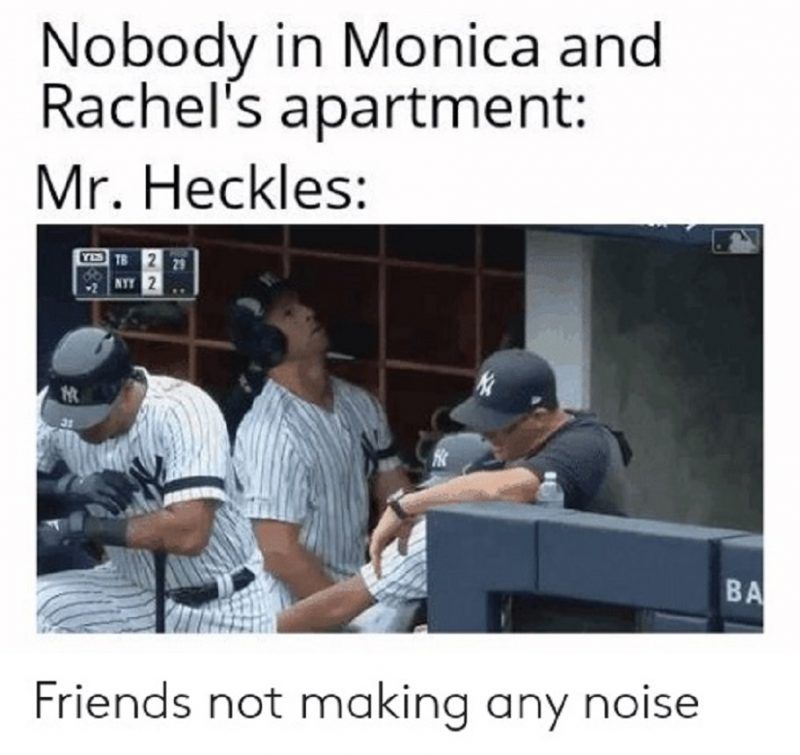 Friends 10 Best Mr Heckles Memes