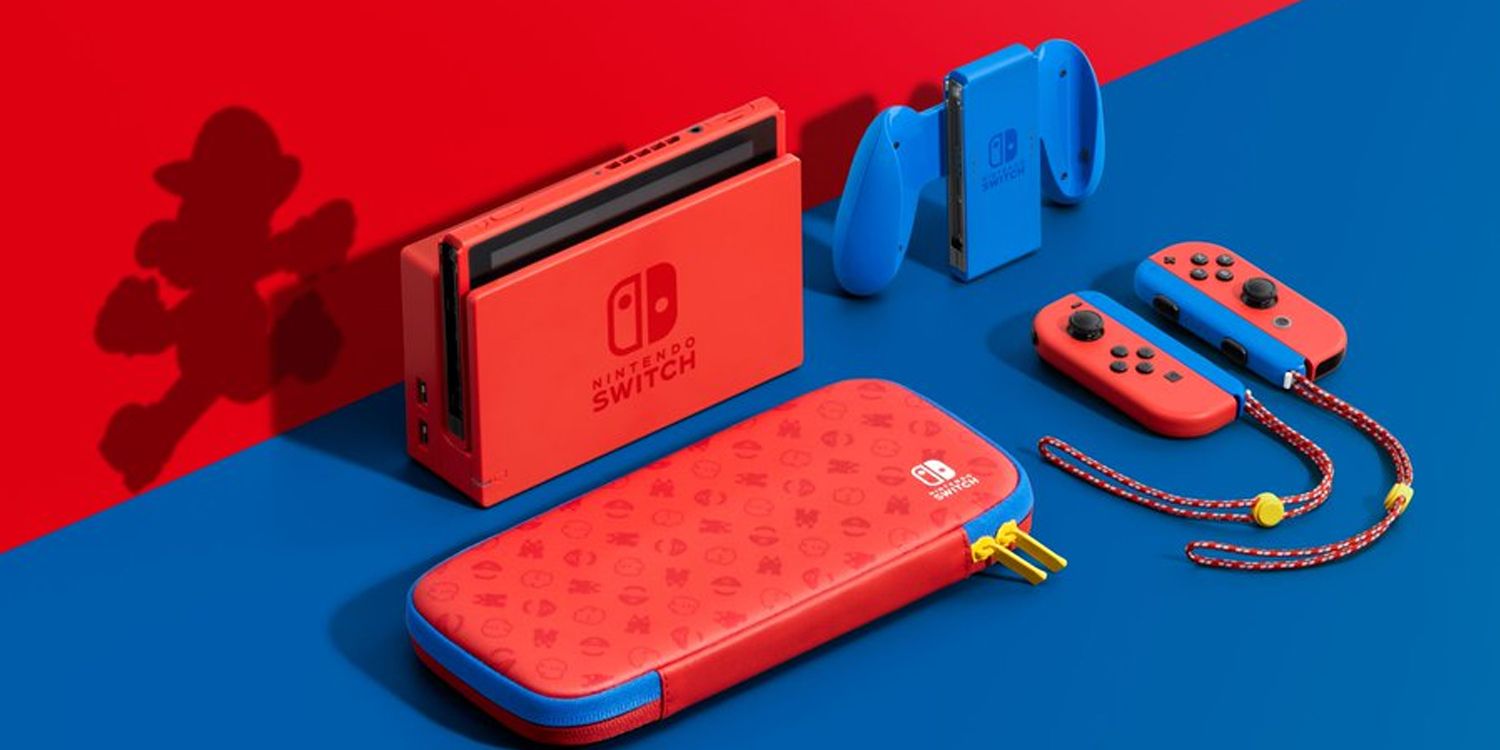 Nintendo Switch Mario Edition In Red & Blue Revealed