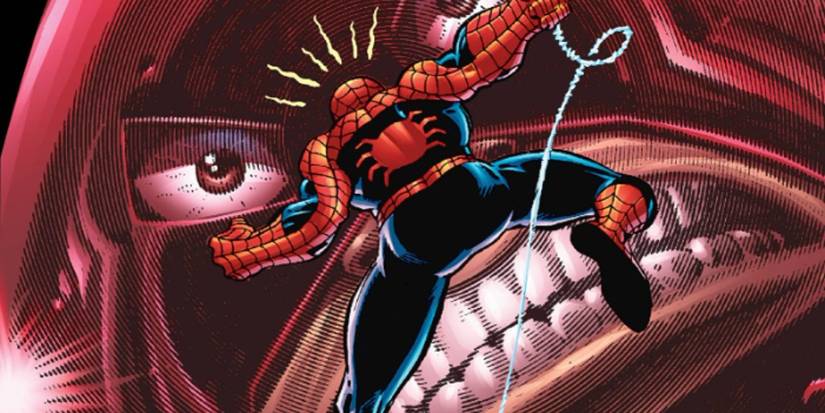 Juggernaut stares down Spider-Man