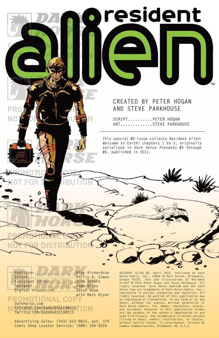 Resident Alien Read The Original Comic Before TV Show's Premiere