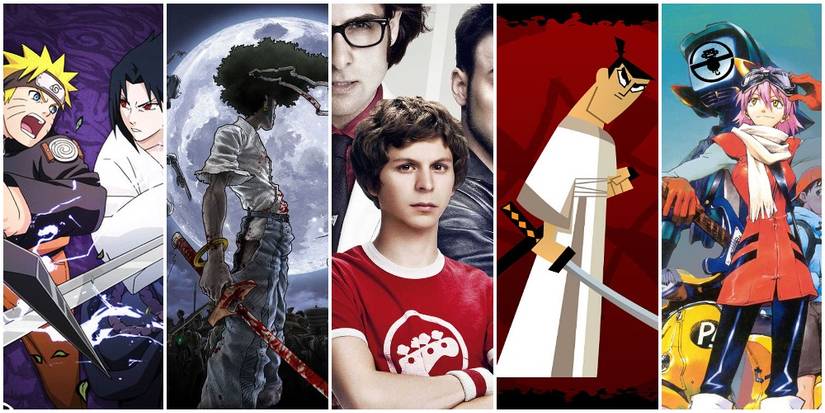 Scott Pilgrim Vs. The World - Naruto, Afro Samurai, Samurai Jack &amp; Fool Cooly