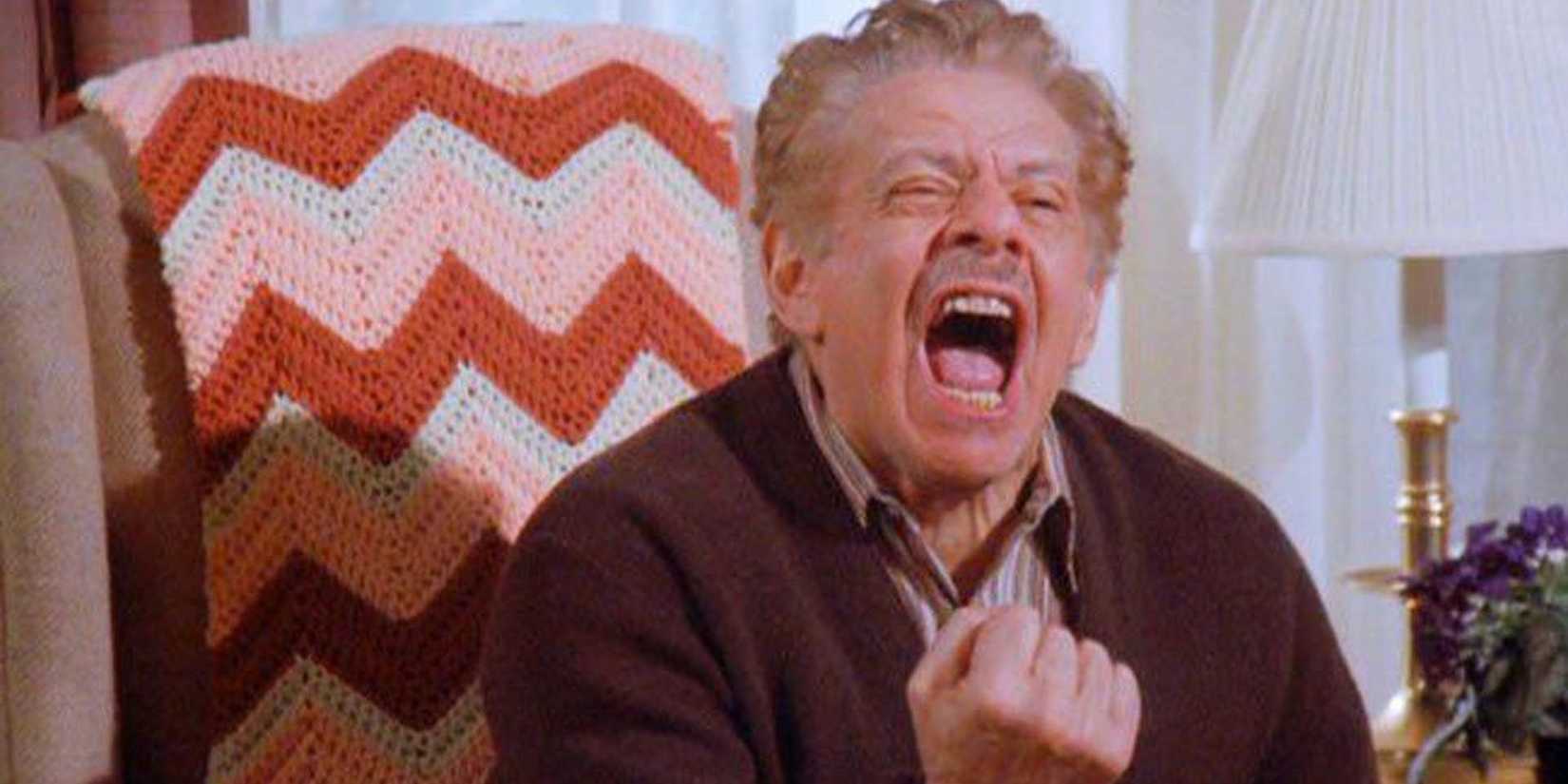 Frank Costanza screaming in Seinfeld