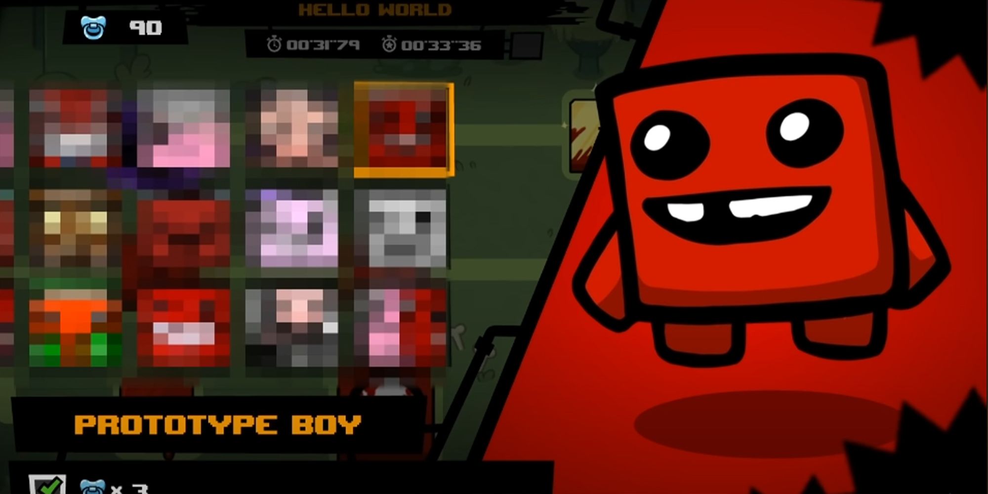 super meat boy forever all characters