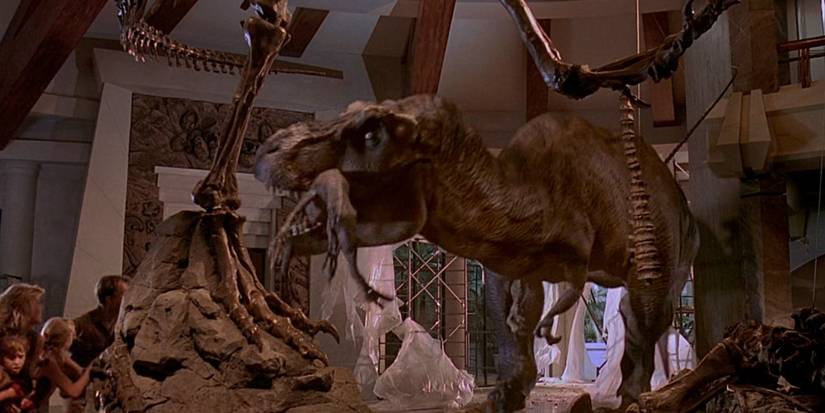 T Rex Vs Raptor Jurassic Park/World: The 10 Best Scenes Featuring The T-Rex, Ranked