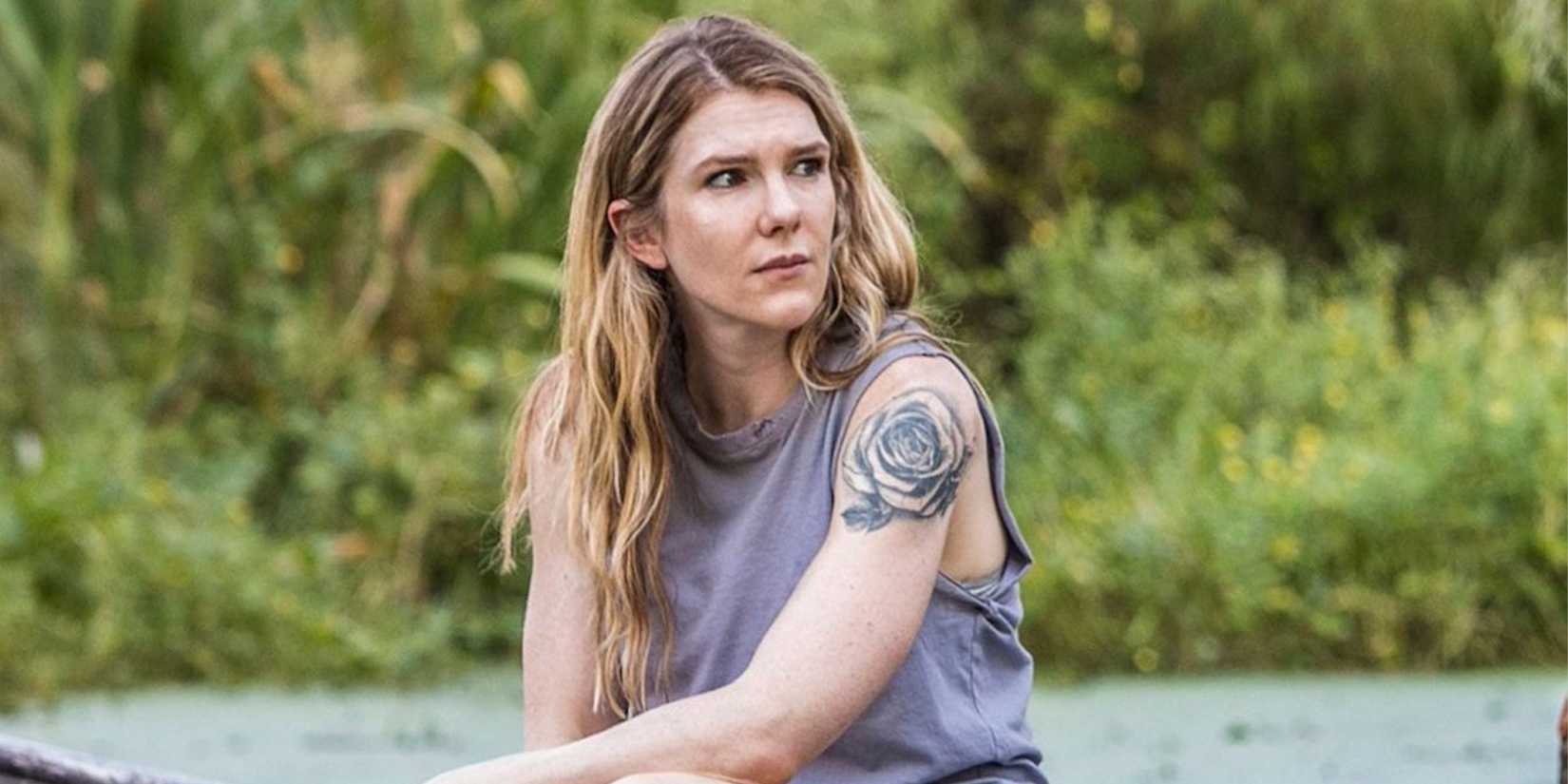 10 Underrated Thriller TV Shows You Need to Watch Lily Rabe as Emma Hall in a swamp in Tell Me Your Secrets on Amazon Prime