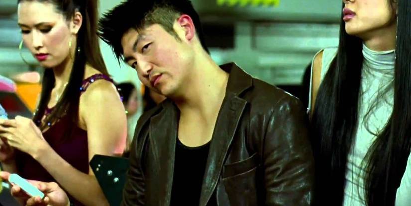 The Drift King looks annoyed in The Fast and the Furious: Tokyo Drift