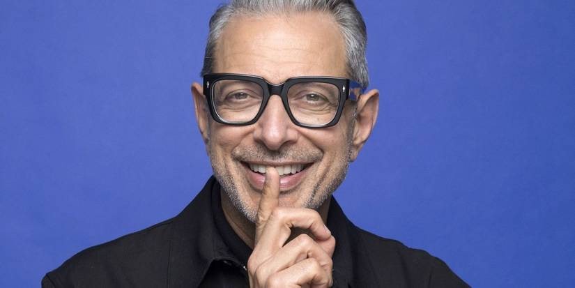 jeff goldblum blue background