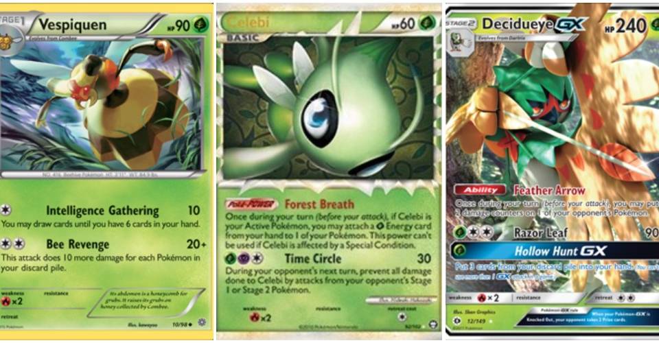 Schurk Haalbaarheid mezelf Pokémon TCG: The 10 Most Powerful Grass-Type Cards | ScreenRant