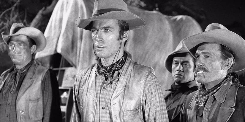10 Western TV Shows Everyone Should Watch At Least Once 7 Clint Eastwood in a cowboy hat in Rawhide
