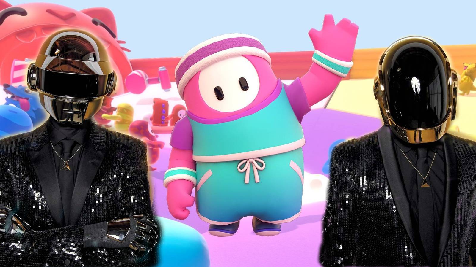 Fall Guys Pays Tribute To Daft Punk With Official Skin Designs