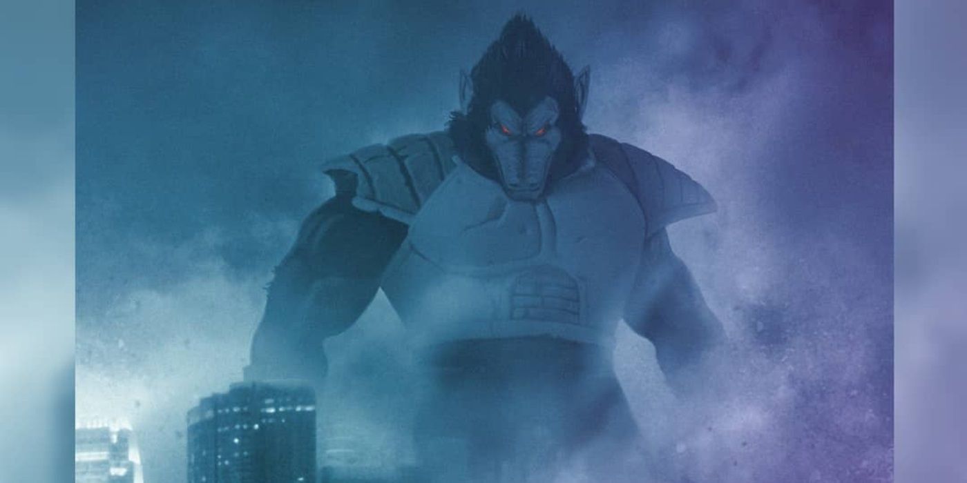 Godzilla Vs Kong Parody Poster Pits Dragon Ball S Goku Vs Great Ape Vegeta