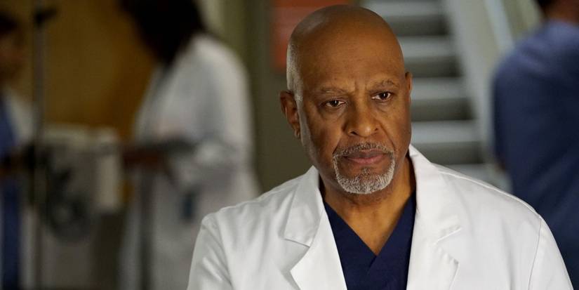 Richard Webbe looking serious in Grey's Anatomy.
