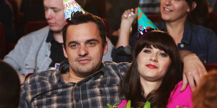 Jake Johnson ja Zooey Deschanel elokuvassa New Girl