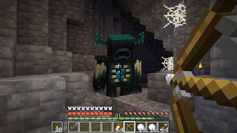 Minecraft The Warden In Game