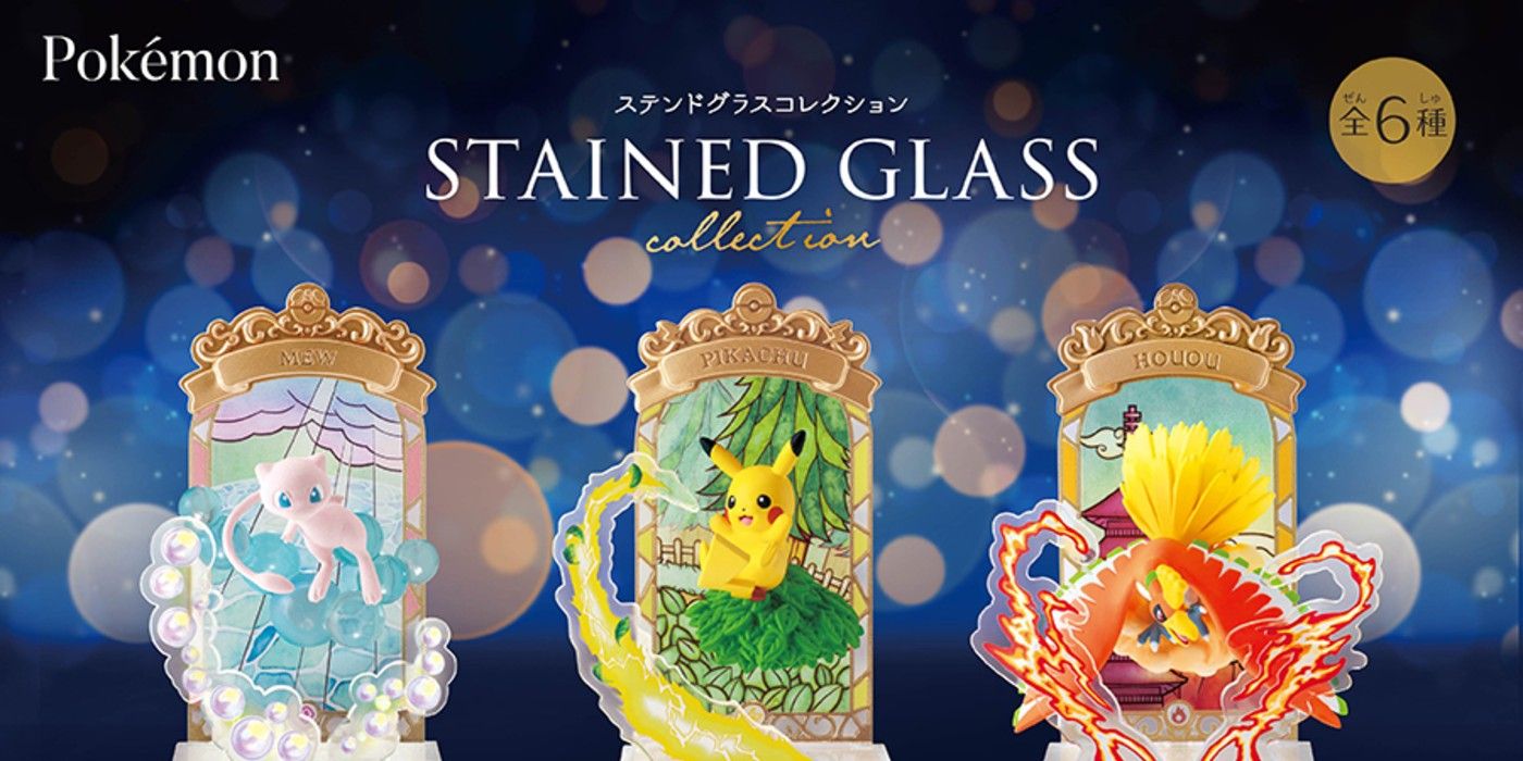 Stained Glass Pokémon Figures Launched To Celebrate 25th Anniversary