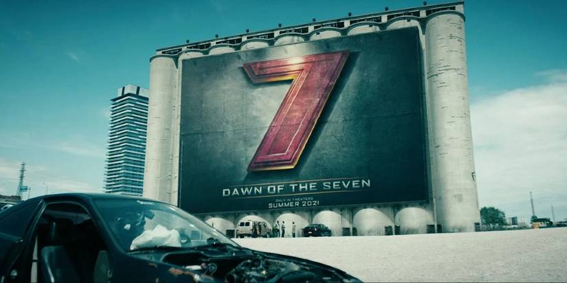 "The Dawn of The Seven" movie poster from the TV adaptation of The Boys.