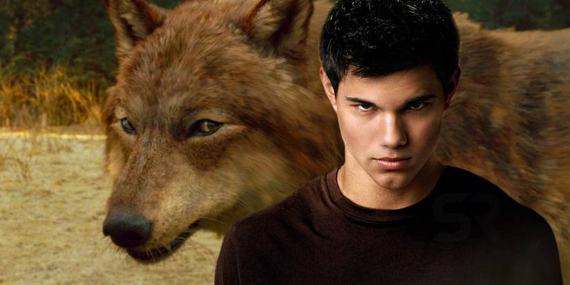 Jacob Black em sua forma de lobisomem em Crepúsculo.
