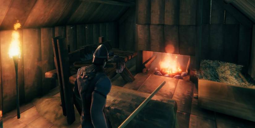 Valheim: How To Build a Fire Indoors