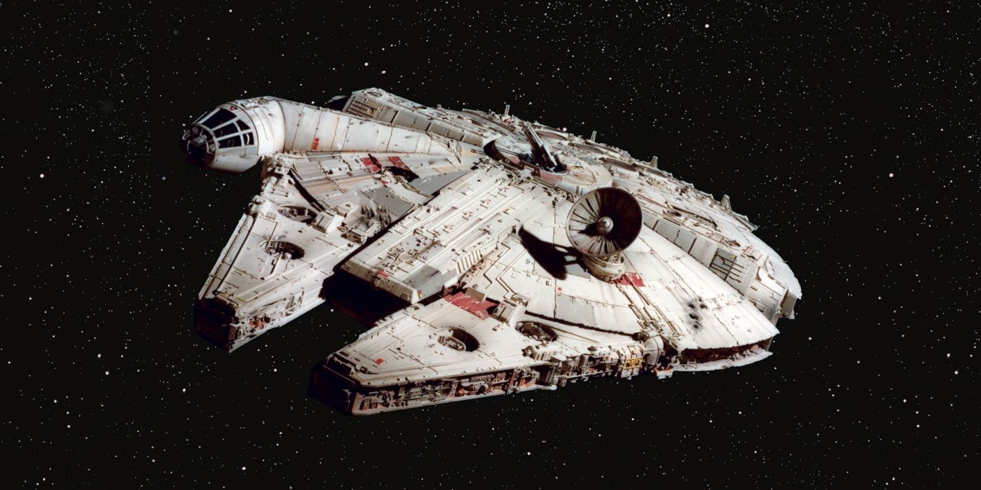 Star Wars Millennium Falcon recreated in the Viking Valheim game