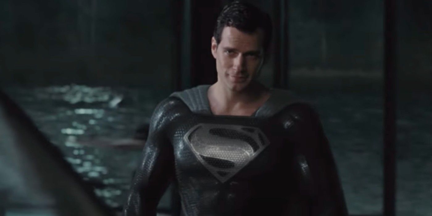 Justice League Snyder Cut Black Suit Superman Clip Released in HD
