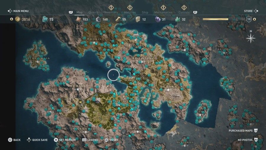 Which Assassin S Creed Map Is Most Crowded With Collectibles