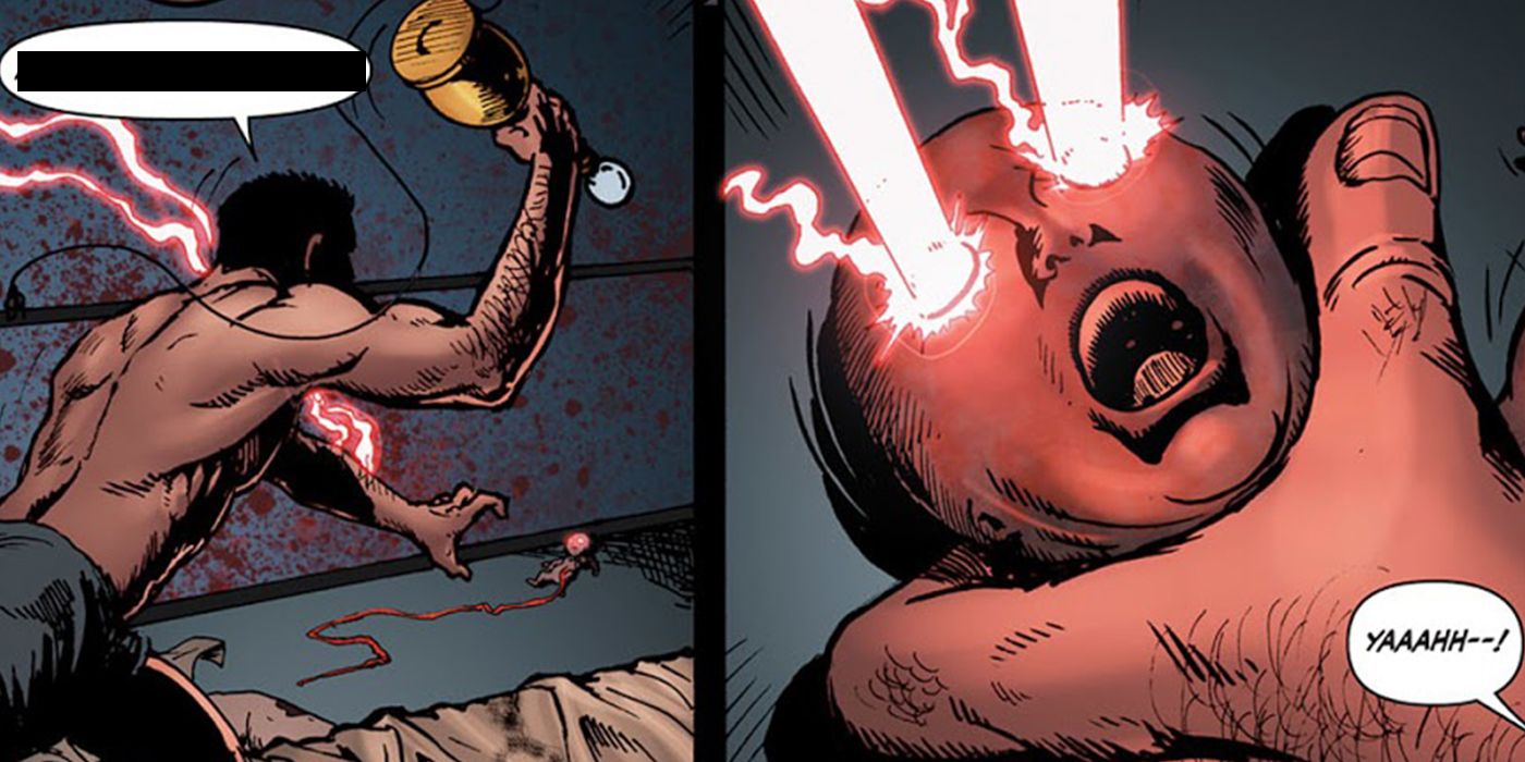 Billy Butcher Attacks Newborn Homelander Baby in The Boys Comic