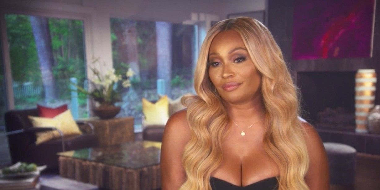 Cynthia Bailey smirking on RHOA