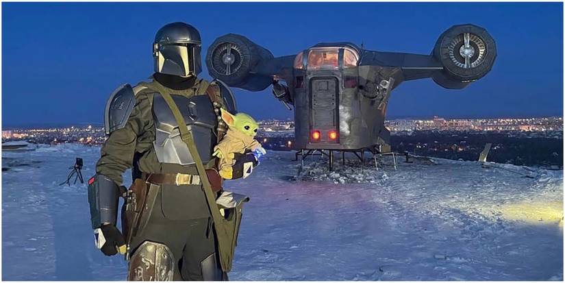 Mandalorian Fan Spends Over $10K to Build Life-Sized Razor Crest Replica