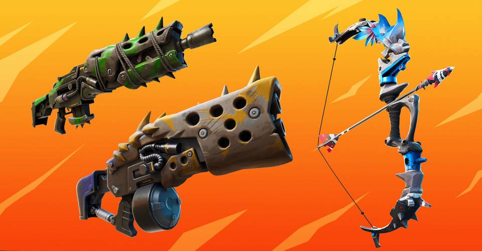 Fortnite Season 6 How To Upgrade Makeshift Weapons Screen Rant How To Transform Weapons In Fortnite How To Transform Weapons In Fortnite Fortnite Season 6 How To Upgrade Makeshift Weapons Screen Rant
