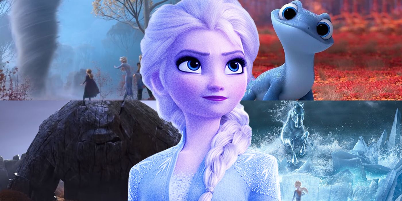 Frozen 2 Elsa and Elemental Spirits