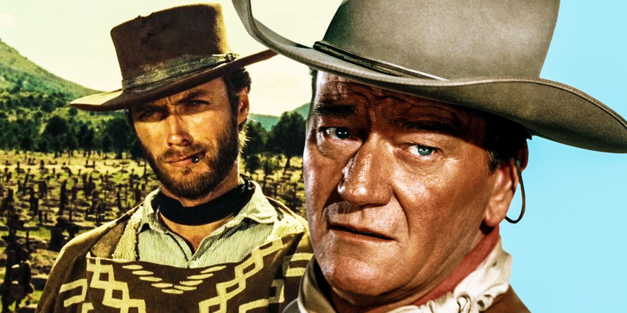 Why John Wayne Turned Down Starring In A Western With Clint Eastwood
