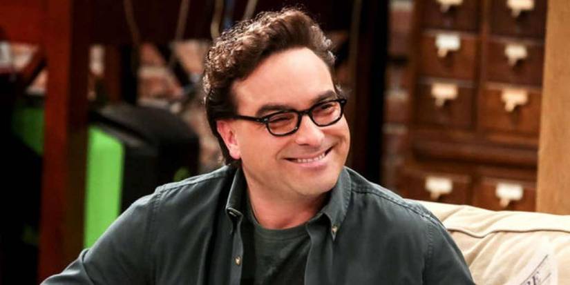 Leonard on the big bang theory smiling