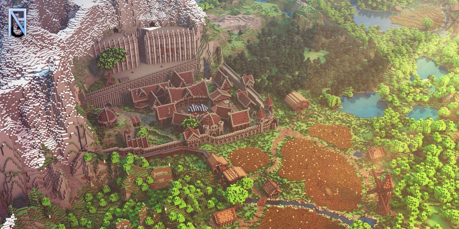 Lotre Minecraft Map Minecraft Lord Of The Rings Castle