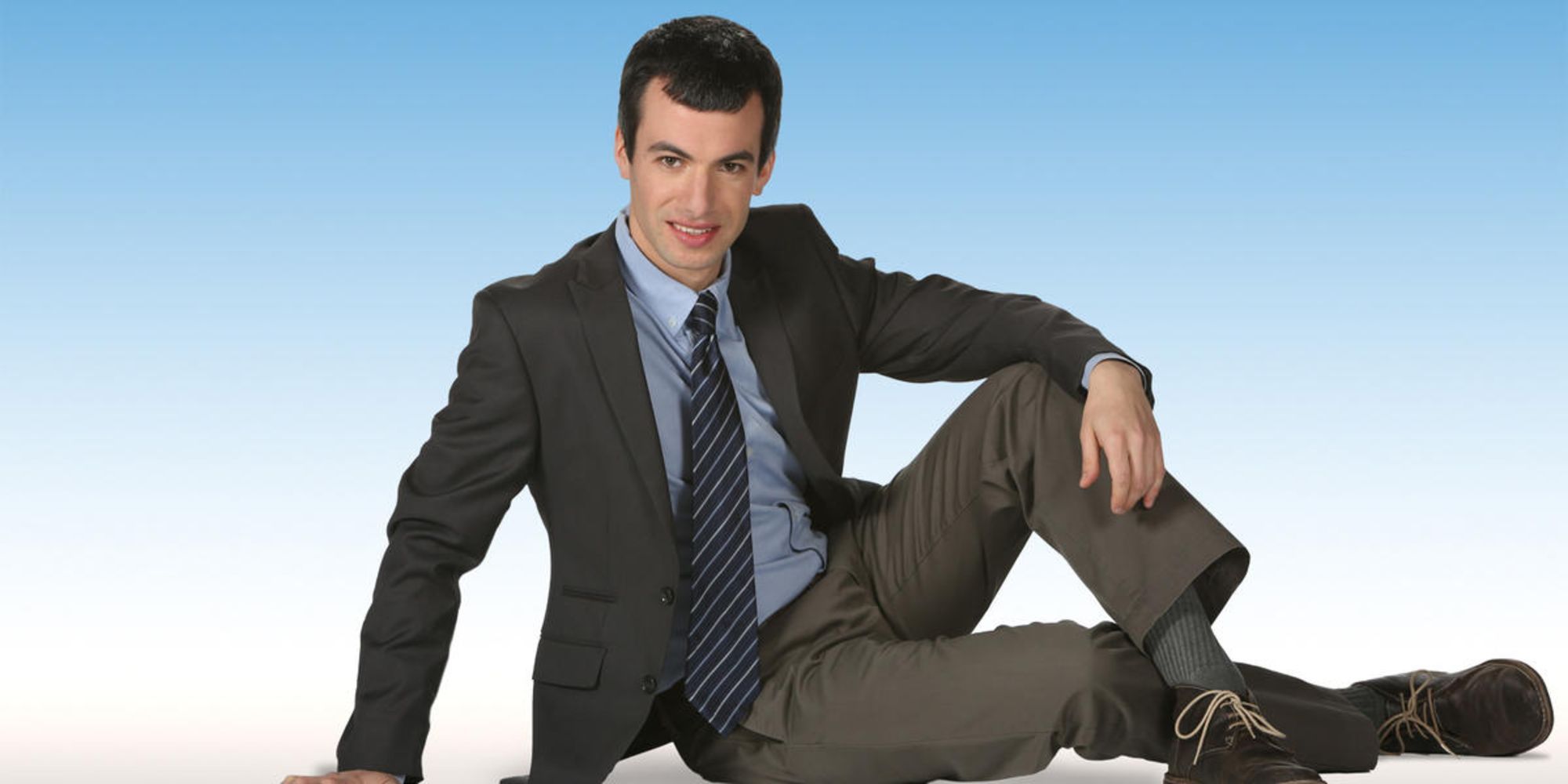 Nathan Fielder posing for a picture from Nathan For You