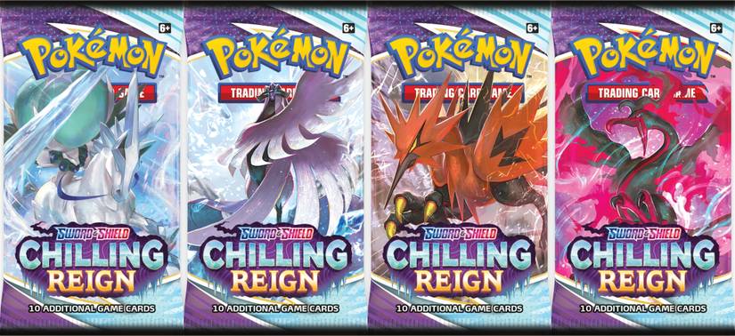 Pokmon TCG Sword & Shield Chilling Reign Adds Galarian Legendaries