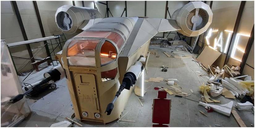 Mandalorian Fan Spends Over $10K to Build Life-Sized Razor Crest Replica