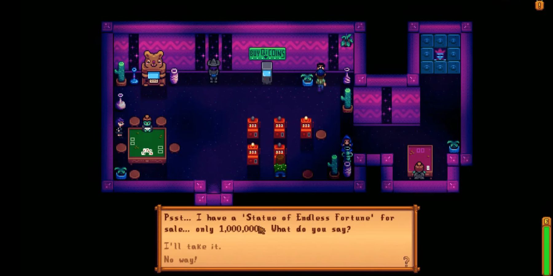 unlock casino stardew valley