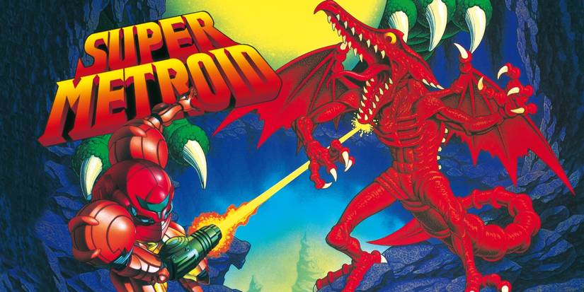 Nintendo's Super Metroid box art.