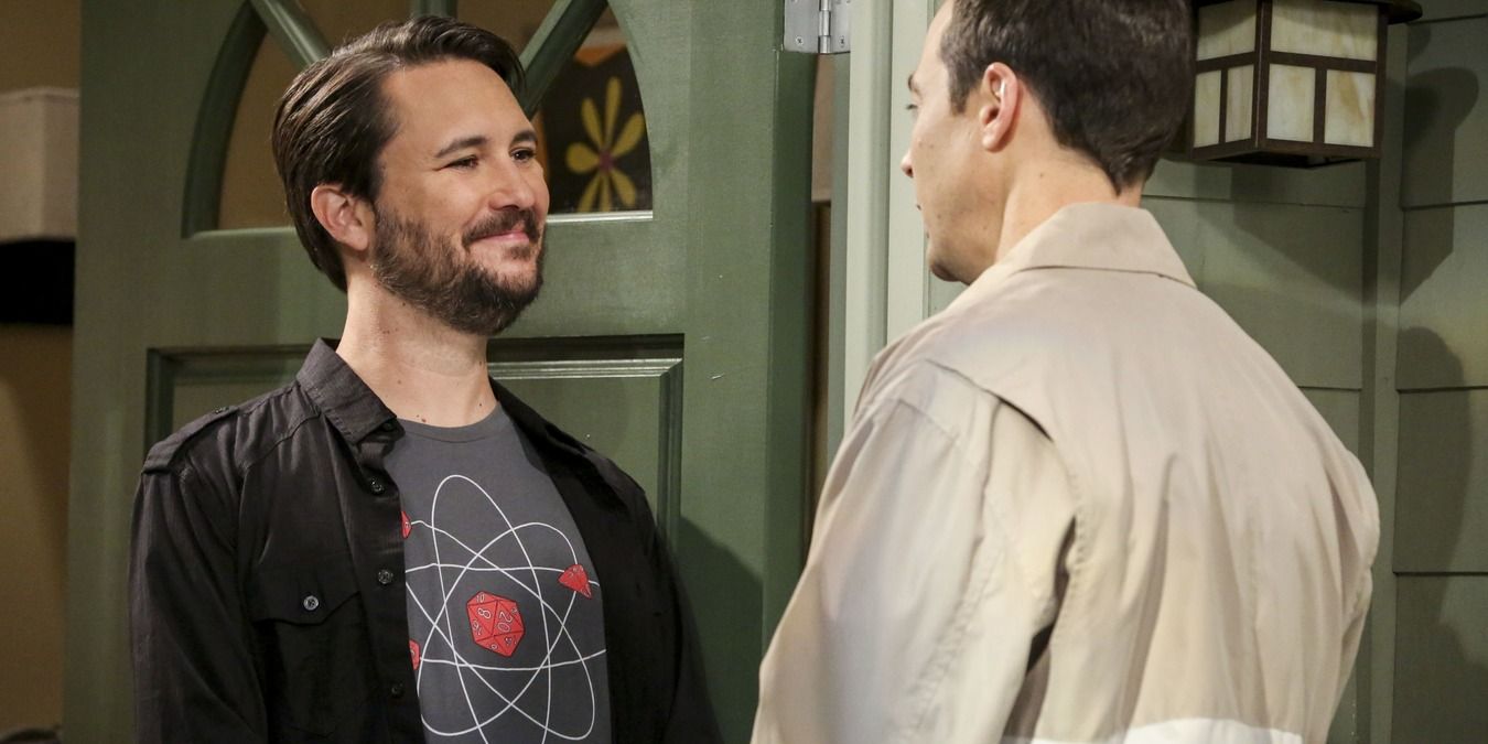 The Big Bang Theory Sheldon At Wil Wheatons Door