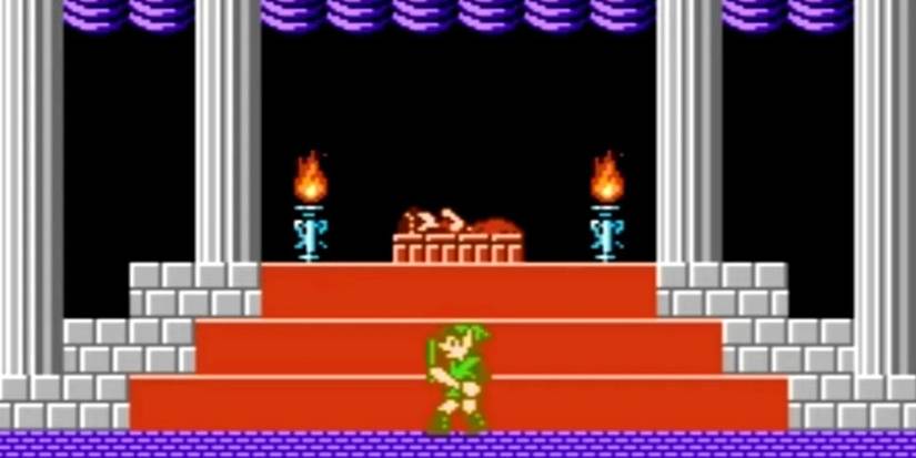 The Sleeping Princess Zelda in Zelda II: The Adventure of Link.