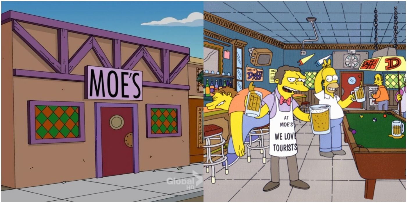 The Simpsons 10 Hidden Details You Missed About Moes Tavern 