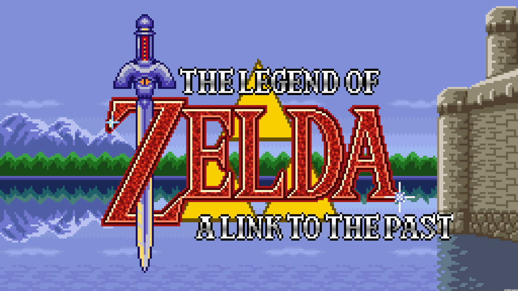 The Legend Of Zelda A Link To The Past Title Screen