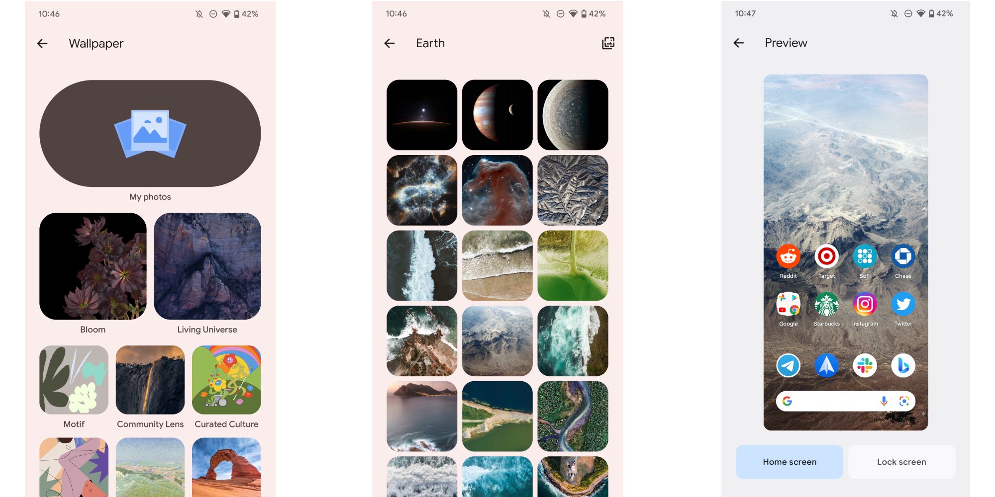 google wallpapers app screenshots