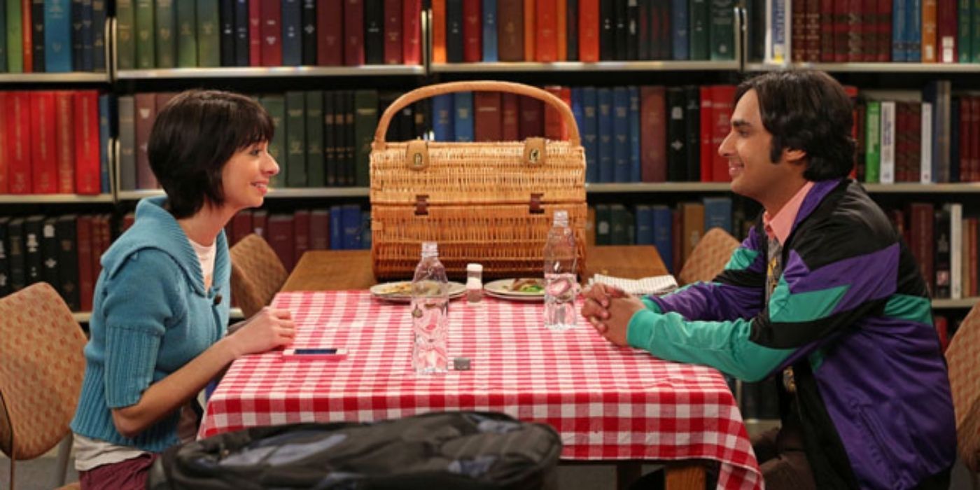 raj and lucy go on their first date to the library on the big bang theory