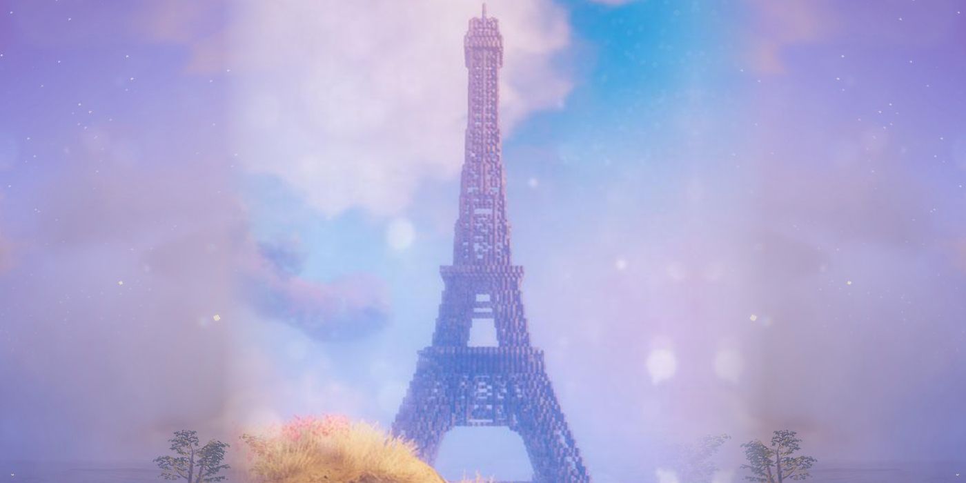 Valheim Player Recreates The Eiffel Tower In Massive Build
