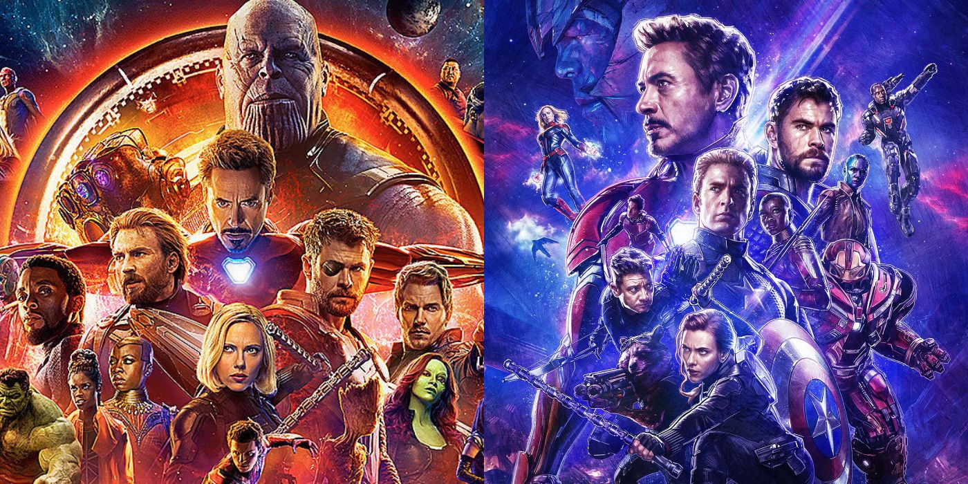 Avengers Infinity War and Avengers Endgame