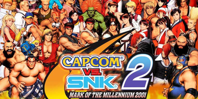 The cover for the game Capcom vs. SNK 2